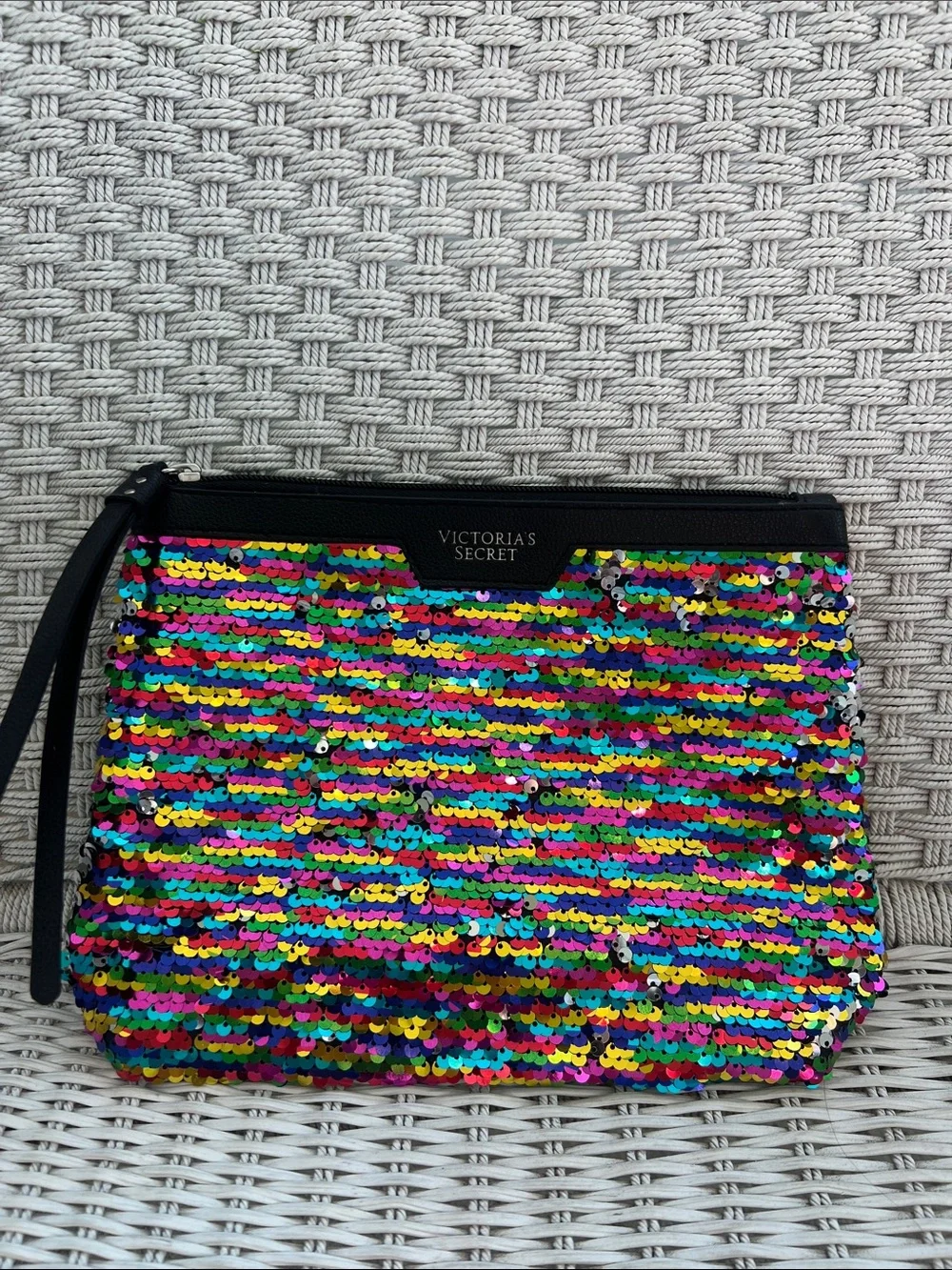 Victoria's Secret Multicolor Sequin Clutch